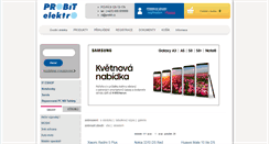 Desktop Screenshot of eshop.probit.cz