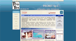Desktop Screenshot of probit.pl
