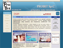 Tablet Screenshot of probit.pl
