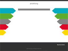 Tablet Screenshot of probit.org